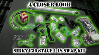 A closer look at Sikkys BMW E30 Stage 1 LS Swap Kit [upl. by Arret]