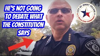 GBHV  Jersey Village Texas police chief honors his oath  Kind of [upl. by Enomis713]