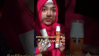 Easiest way to reapply sunscreen over makeup 📌 sunscreen sunscreenreapplication reapply lakme [upl. by Schreiber82]