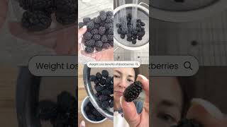 Health Benefits of Blackberries shorts weightloss [upl. by Ennovy]