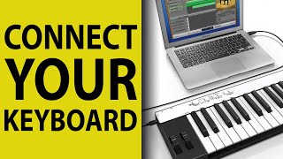 How to Connect a MIDI Keyboard to a Computer [upl. by Arait981]