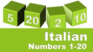 Italian Numbers 120 [upl. by Dionysus]