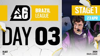 BLAST R6  Brazil League 2024  Stage 1  Day 3 [upl. by Evonne352]