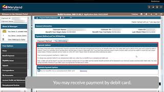 Maryland Unemployment Insurance BEACON Payment and Withholding Information [upl. by Etta]