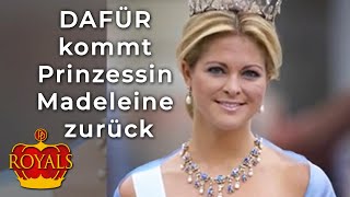 Zum ersten Mal DAFÜR kommt Prinzessin Madeleine nach Schweden zurück  ROYALS  PROMIPOOL [upl. by Bierman]