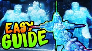 ORIGINS ULTIMATE WATER ICE STAFF BUILD amp UPGRADE GUIDE BO3 Zombies Chronicles ULLS ARROW Easter Egg [upl. by Leroi622]