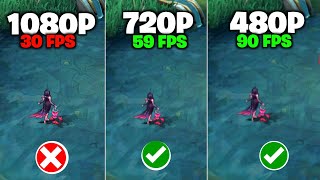 How to Change SCREEN RESOLUTION to Fix FPS DROP in Mobile Legends amp Any Games without Root [upl. by Nahtanaoj405]