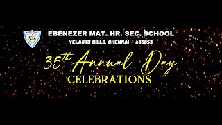 35th Annual Day Celebration  Ebenezer School  Yelagiri Hills  10022024 [upl. by Hake163]