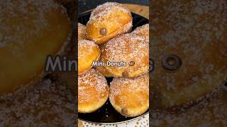 Mini Donuts 🍩 donut easyrecipe makeathome youtubeshorts shortvideo [upl. by Assenov121]