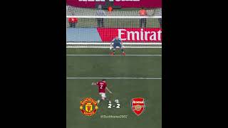 Man United v Arsenal Penalty Shootout manchesterunited [upl. by Jessey]