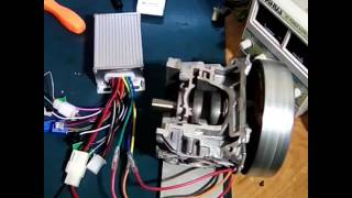 Greentime 36V48V 350W 1718Amax BLDC Motor Controller TEST [upl. by Enelyw794]