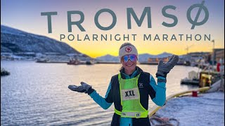 Tromsø  PolarNight Marathon and Husky Dog Sledding [upl. by Marj591]