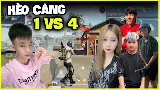 Mướp  Thử Thách 1 VS 4 Cân Cả Team Đức Mõm Sau Khi Trở Lại Game Kèo Đạp Xuống Ao [upl. by Connors860]