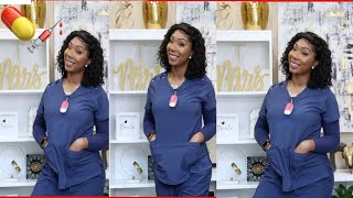 SCRUBS TRY ON HAUL  UNIFORM ADVANTAGE  BEST AFFORDABLE SCRUBS EVER  CARLE RAE [upl. by Juley795]