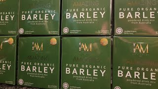 AMAZING BARLEY Product Review on IAM Worlwides Pure Organic Barley powdered drink mix [upl. by Fowler78]