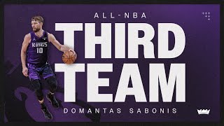 Domantas Sabonis Earns AllNBA Third Team Selection [upl. by Akemak]