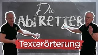 Deutsch Abitur 2018 Texterörterung  Die Abi Retter 5 [upl. by Neema]