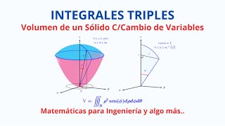 Integral de Volumen con Cambio de Variables [upl. by Aileek169]