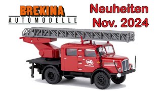 Brekina Modellauto Neuheiten November 2024 [upl. by Eiclehc]