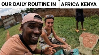 OUR DAILY ROUTINE IN MY VILLAGE IN AFRICA [upl. by Narine]