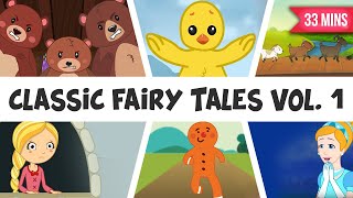 Fairy Tales Compilation  Three Billy Goats Gruff  Rapunzel  Gingerbreadman  and Lots More [upl. by Bj]