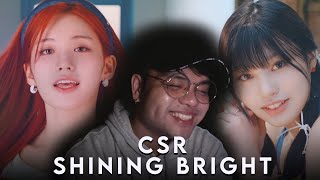 첫사랑CSR 빛을 따라서 Shining Bright OFFICIAL MV  REACTION [upl. by Ayatnohs]