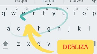 Como ativar digitação deslizando no teclado do celular Samsung Galaxy Deslizar para digitar [upl. by Polish106]