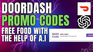 Doordash Promo Code 2024 using AI for EXISTING and NEW Users [upl. by Paten]