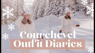 COURCHEVEL OUTFIT DIARIES ❄️ What I did amp Wore while SKIING ❄️ Fashion Mumblr [upl. by Liryc]