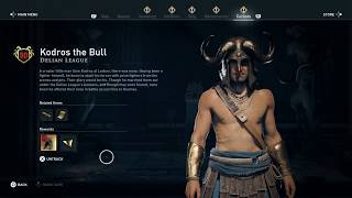 Assassin Creed Odyssey How to find and Defeat Cultist Kodros the Bull Delian League [upl. by Kappel242]