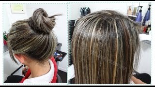 Como Fazer Mechas 2 Tons Por Samara Araujo [upl. by Dahraf]