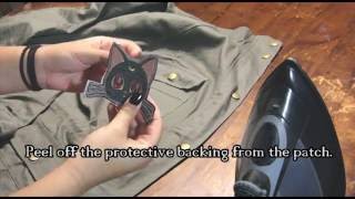 Gluing A Patch On Your Vest [upl. by Airdnoed]