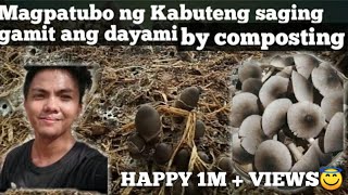 Paano magpatubo ng mushroomkabuteng saging gamit ang dayami franz mushroom Tv [upl. by Hogle]