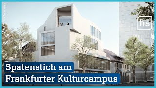 Baubeginn für Jüdische Akademie in Frankfurt  hessenschau [upl. by Kenyon]