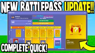 NEW BATTLEPASS UPDATE Roblox BedWars [upl. by Wehttam]