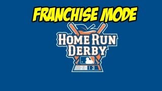 2013 HOME RUN DERBY  Atlanta Braves  Franchise Mode  EP 38 MLB 13 The Show [upl. by Tiphanie601]