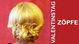 KordelZopf flechten Clip in Extensions Hochsteckfrisur selber machen  tutorial [upl. by Cahilly]