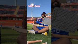 Rohit Sharma bat sticker shortvideo viral shorts cricketlover [upl. by Nnaitsirk]