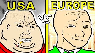 USA VS EUROPE intelligence [upl. by Atinnor]