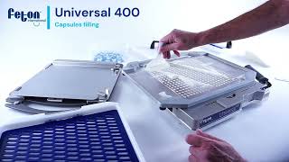 FETON CAPSULE FILLER  UNIVERSAL400 [upl. by Jumbala311]