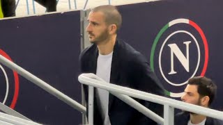 Bonucci torna al Maradona ecco come reagisce all’ingresso [upl. by Iden]