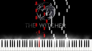 Toss a Coin to Your Witcher Piano Tutorial  The Witcher  sheets [upl. by Akenor]