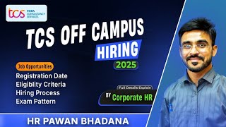 TCS off campus placement registration date and Process [upl. by Heisser]