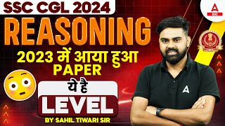 SSC CGL 2024 Reasoning Previous Year Paper  Reasoning By Sahil Tiwari [upl. by Sirrep]