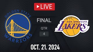 NBA LIVE Golden State Warriors vs LA Lakers  October 21 2024  Lakers vs Warriors 2K25 [upl. by Hartmann]