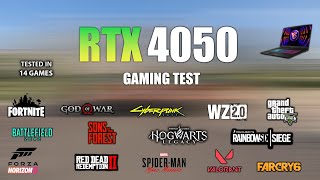 RTX 4050 Laptop  Test in 14 Games  RTX 4050 Gaming [upl. by Essilevi]