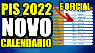 PIS 2022 CALENDÁRIO Novo calendário 2022 de pagamentos do Pis veja quando começam os pagamentos [upl. by Ettesel360]