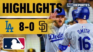 🤩⚾ DODGERS FUERZAN JUEGO 5  Los Angeles Dodgers 80 San Diego Padres  HIGHLIGHTS  MLB 2024 [upl. by Lotus]