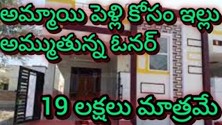 అమ్మాయి పెళ్లి కోసం ఇల్లు అమ్ముతున్న ఓనర్  house for sale  19 లక్షలు మాత్రమే  G1 house [upl. by Milt]