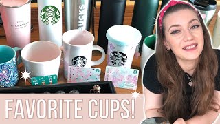 Starbucks Mugs Collection  My Favorite Coffee Cups amp Thumblers [upl. by Onder]